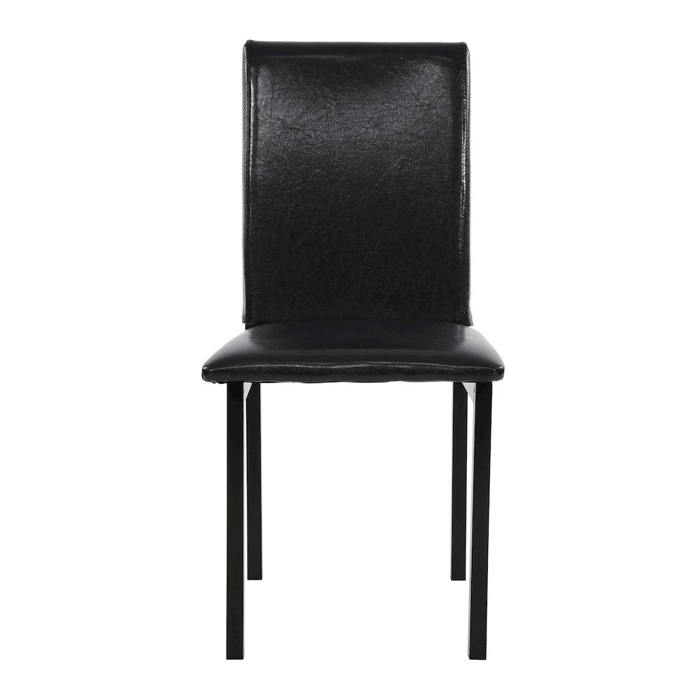 Tempe Metal Dining Room Chair, Set of 4 in Black Finish