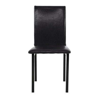 Tempe Metal Dining Room Chair, Set of 4 in Black Finish