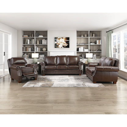 Remington Leather Sofa in Brown