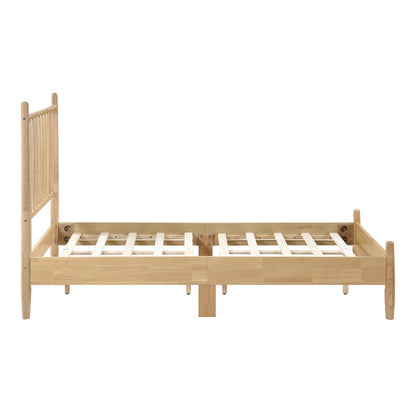 Brickell Rubberwood Twin Platform Bed in Natural