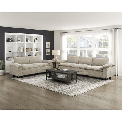 Dublin Chenille Sofa in Taupe