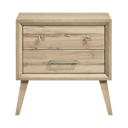 Lexicon Marrin Asian Hardwood Nightstand in Natural Oak