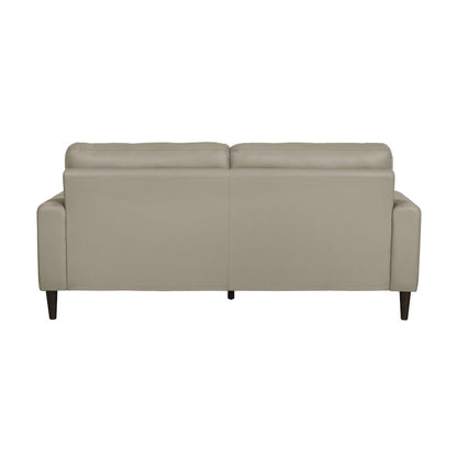 Lewes Leather Sofa In Latte