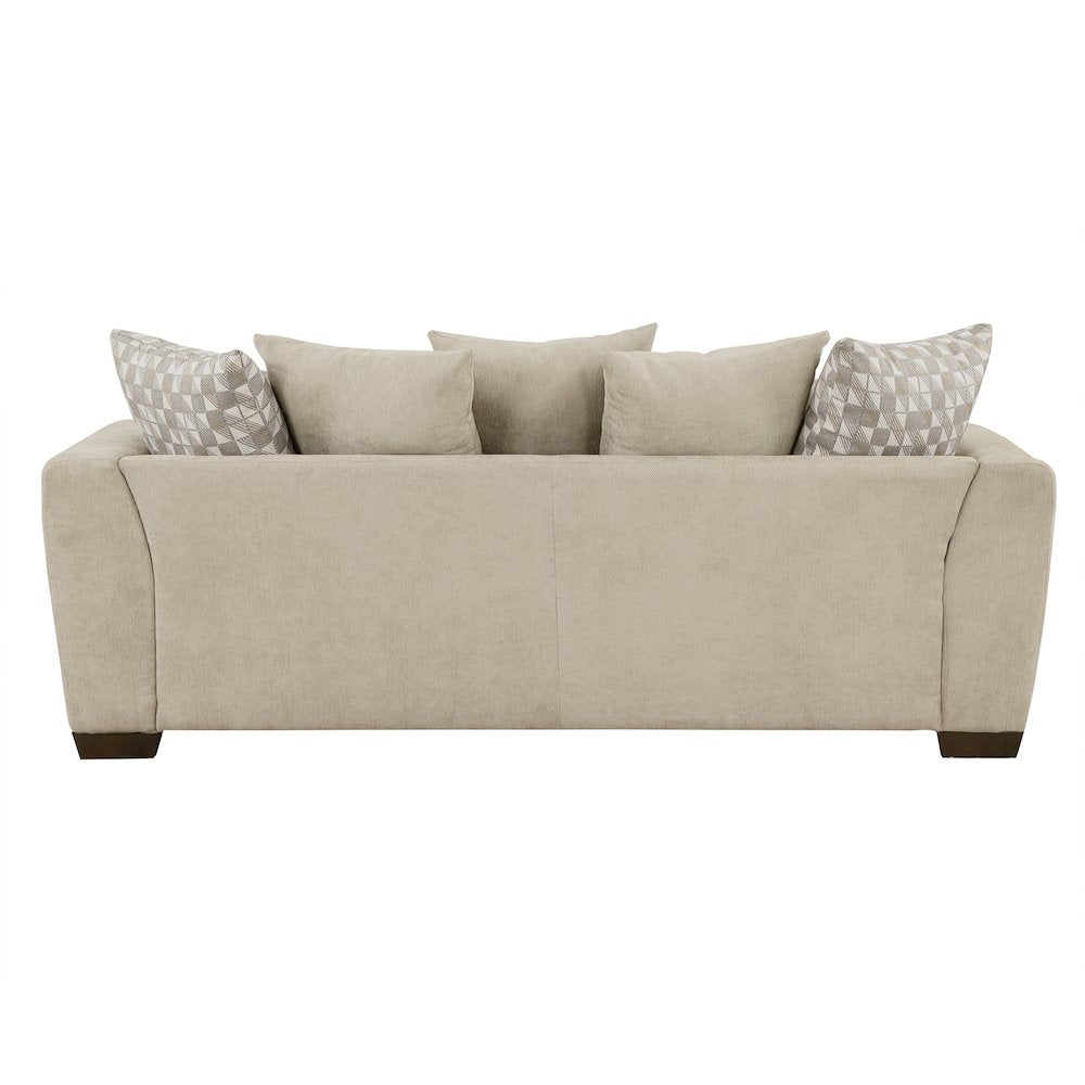 Hume Chenille Sofa In Light Brown