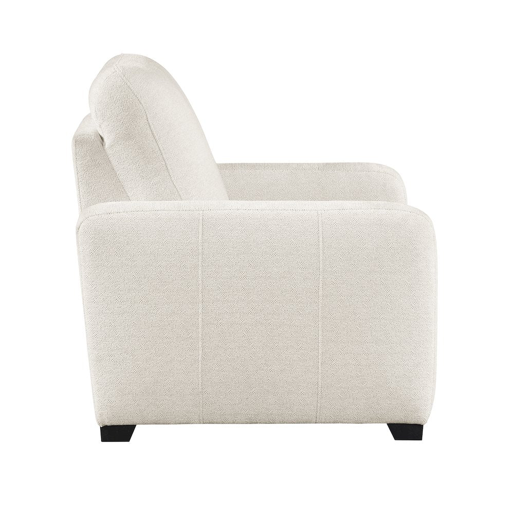 Vera Chenille Power Reclining Chair with USB Charging Ports in Beige