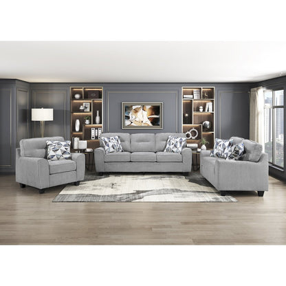 Bennett Chenille Chair in Gray