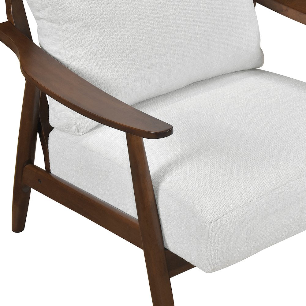 Barton Textured Accent Chair in Off-White
