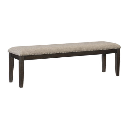 Southlake Textured Dining Room Bench in Brown
