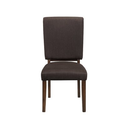 Sedley Fabric Dining Room Chair, Set of 2 in Chocolate