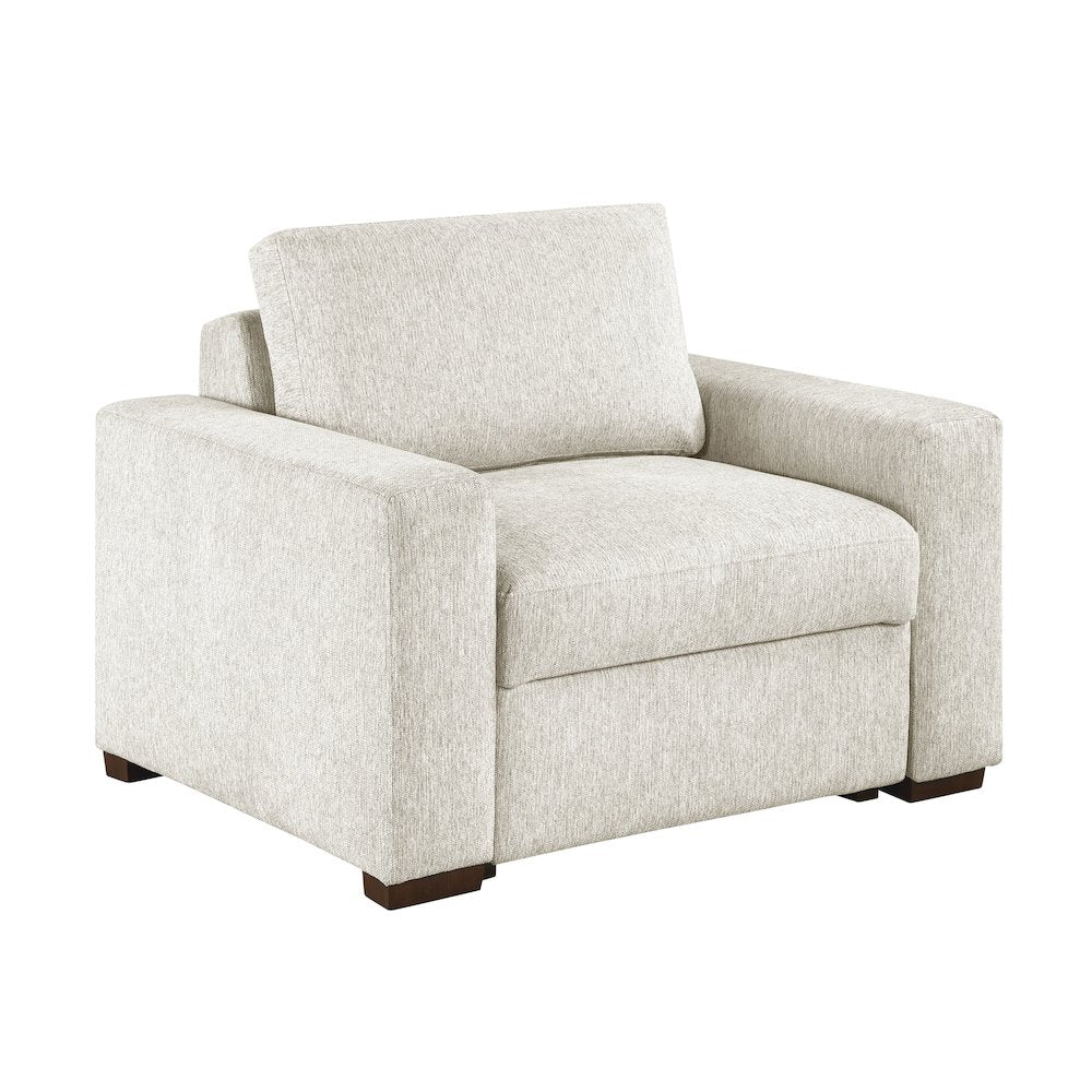 Isla Microfiber Chair in Beige