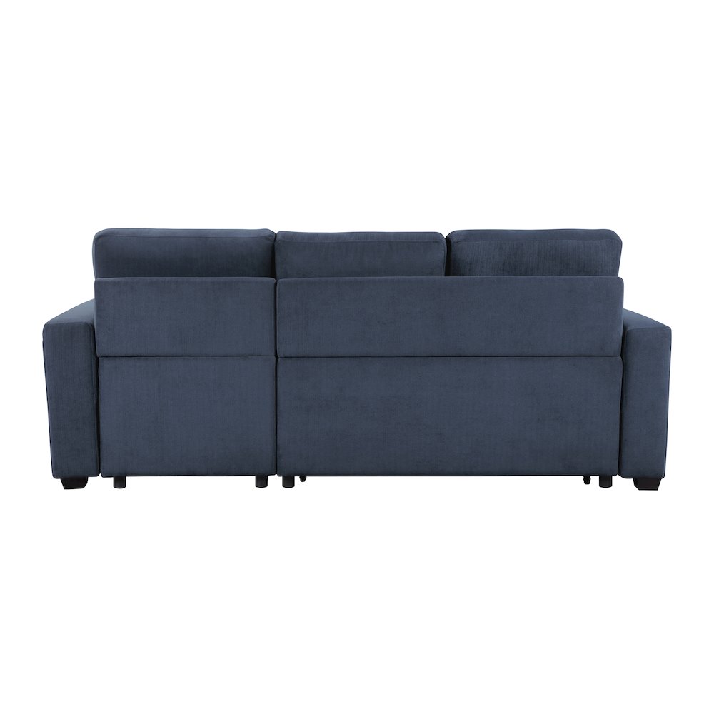 Lexicon Barbara Textured Reversible Sectional in Blue