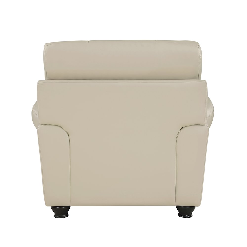 Foxborough Leather Arm Chair In Cream