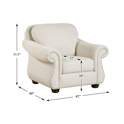 Lexicon Attleboro Textured Chair in Beige