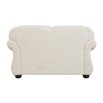 Lexicon Attleboro Textured Love Seat in Beige