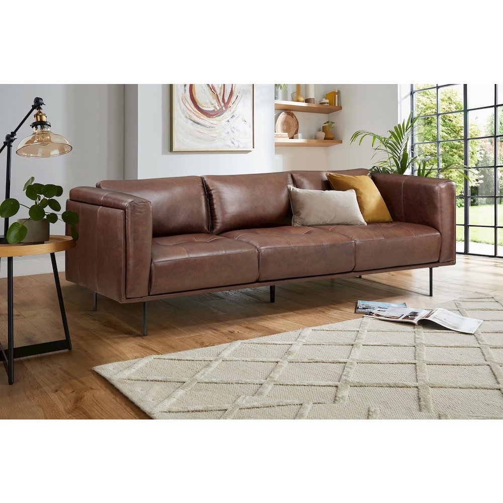 Soren leather sofa