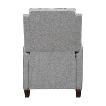 Lexicon Loveland Textured Push back Recliner in Gray