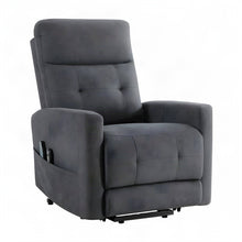 Microfiber Power Lift Recliner Chair for Elderly and Seniors, Dark gray