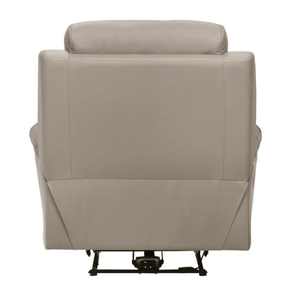 Hancock Leather Power Reclining Chair In Latte