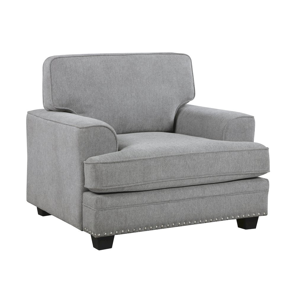 Lexicon Bradford Chenille Chair in Gray