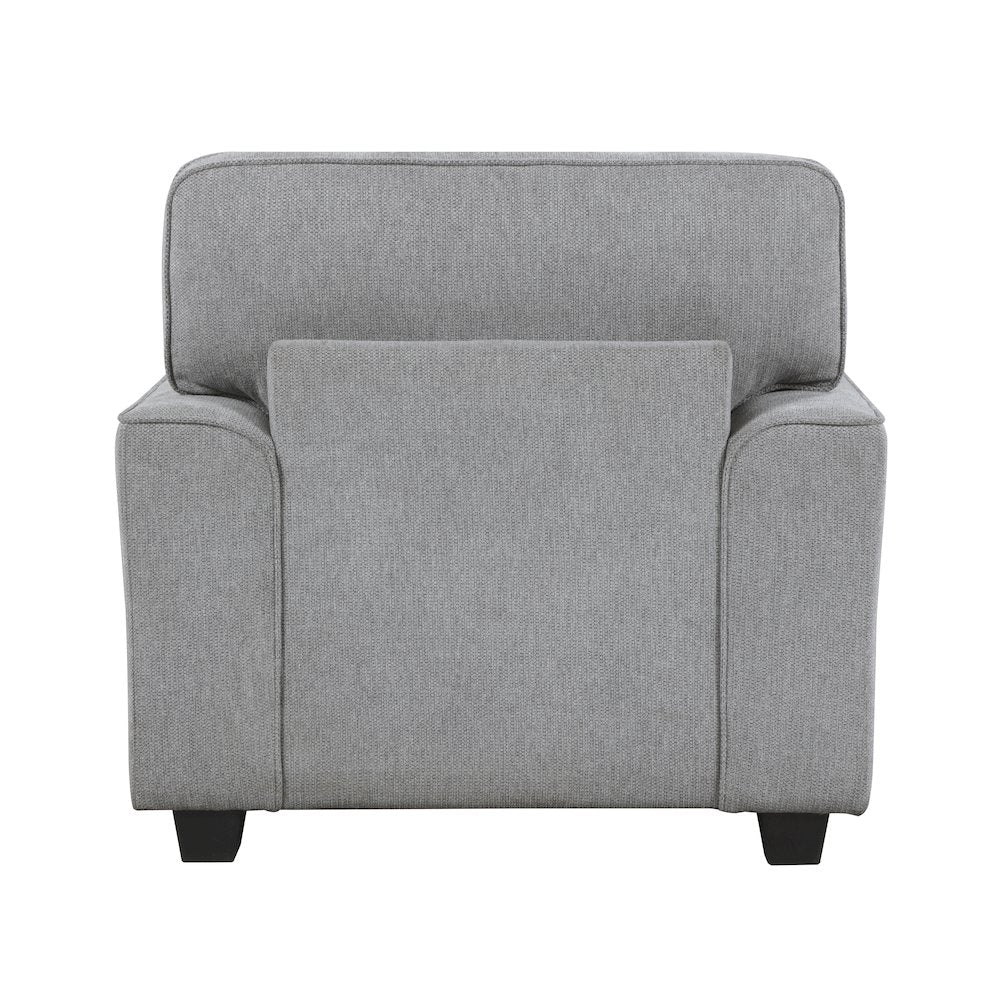 Lexicon Bradford Chenille Chair in Gray