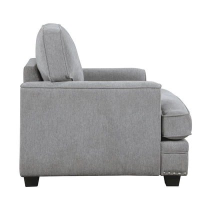 Lexicon Bradford Chenille Chair in Gray