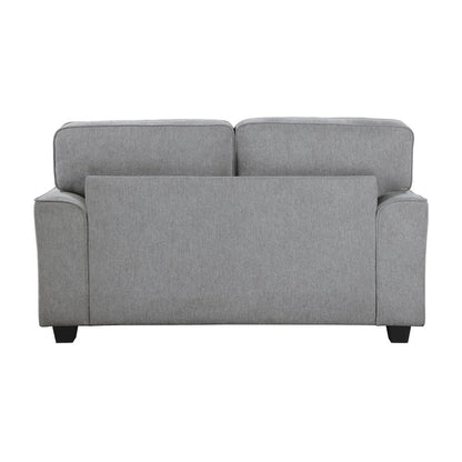 Lexicon Bradford Chenille Love Seat in Gray