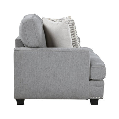 Lexicon Bradford Chenille Sofa in Gray