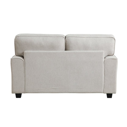 Lexicon Bradford Chenille Love Seat in Sand