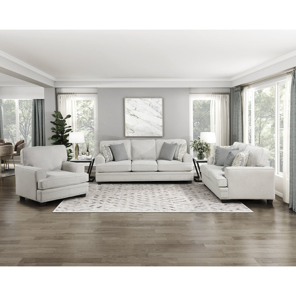 Lexicon Bradford Chenille Sofa in Sand