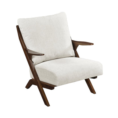 Lennox Chenille Accent Chair in Beige