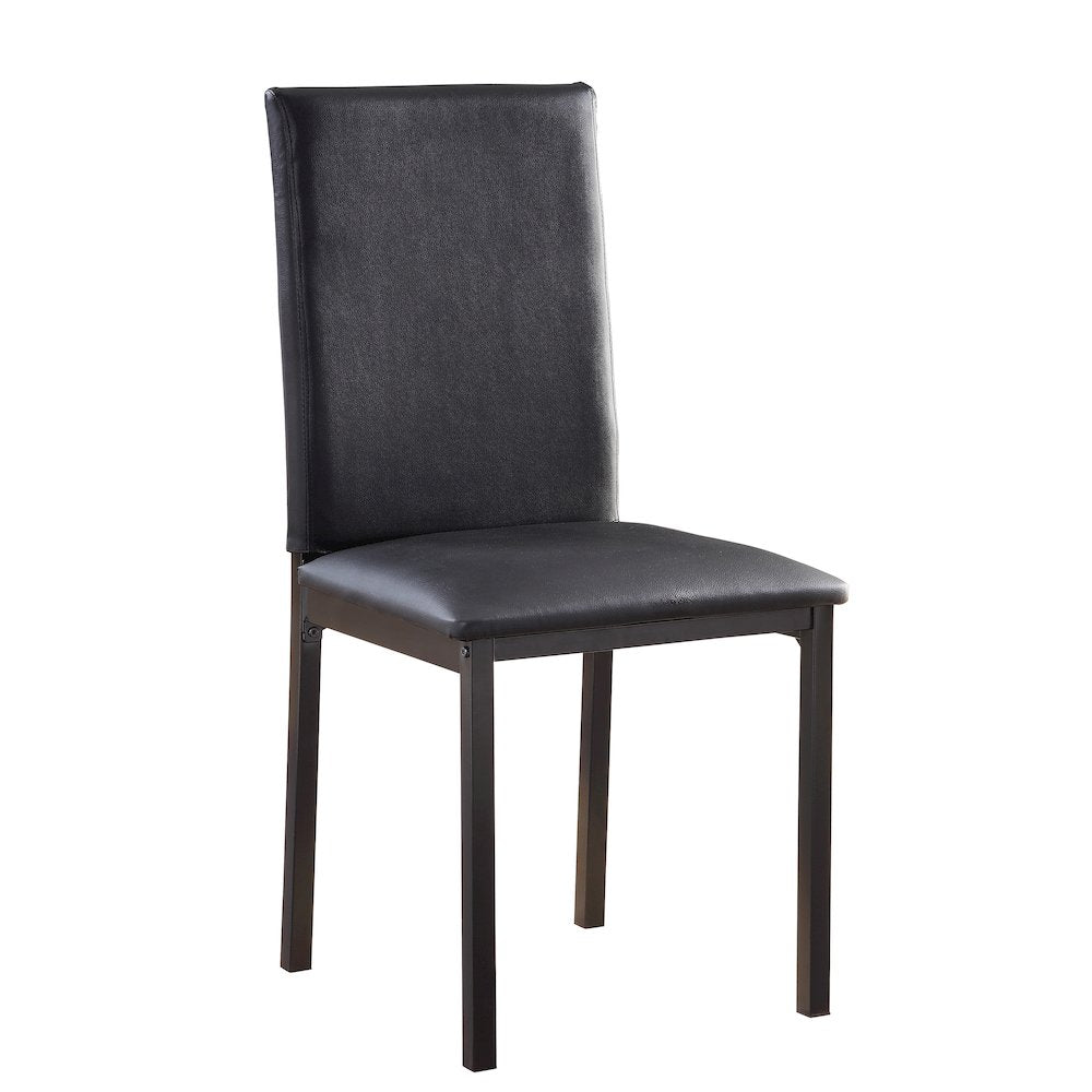 Tempe Metal Dining Room Side Chair, Set of 4 in Black