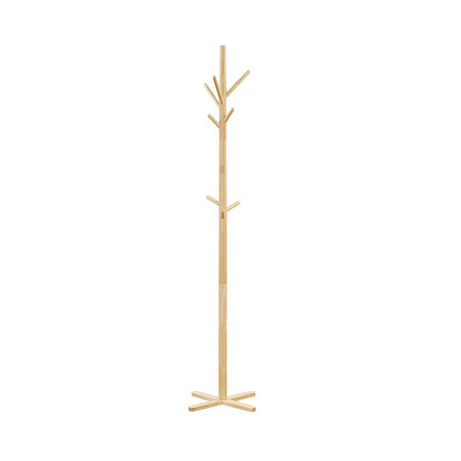 Jack Rubberwood Coat Rack in Natural