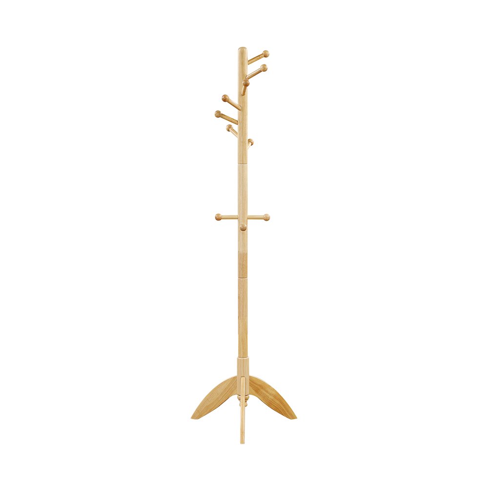 Moe Rubberwood Coat Rack in Natural