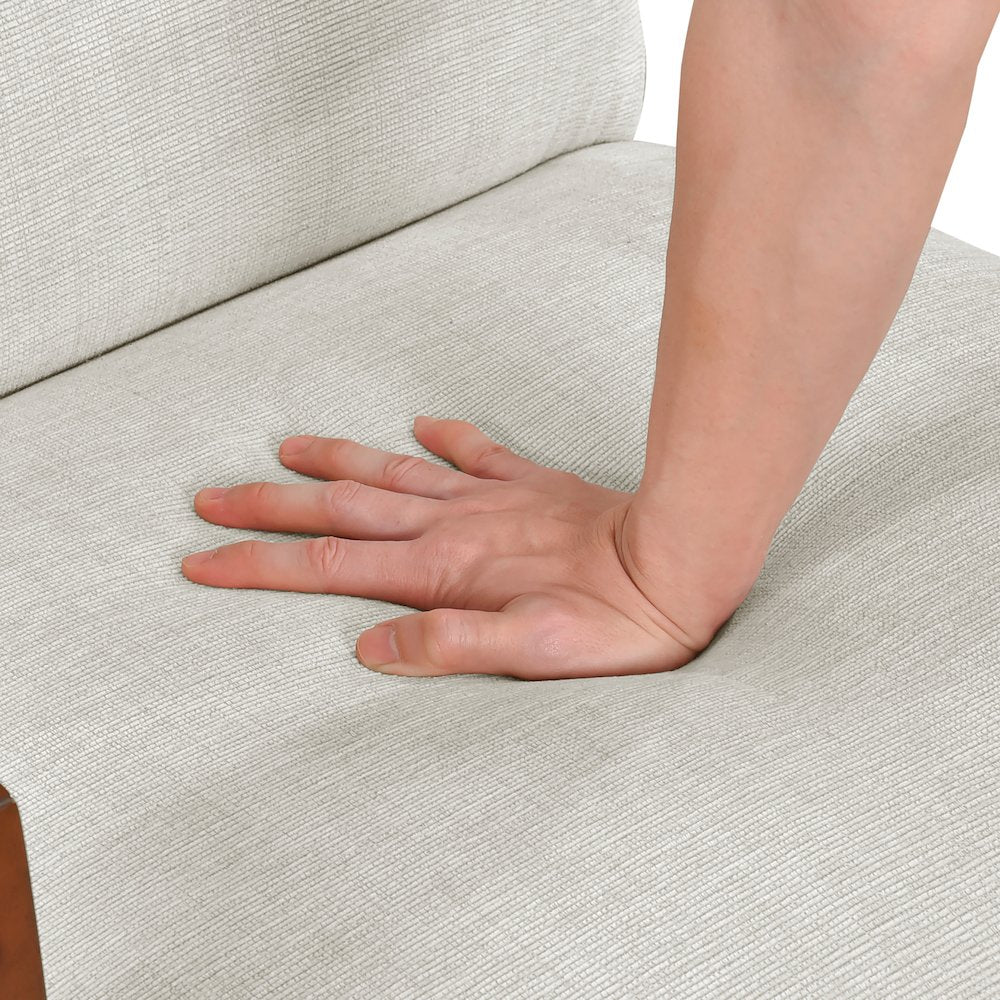 Odessa Chenille Accent Chair in Beige