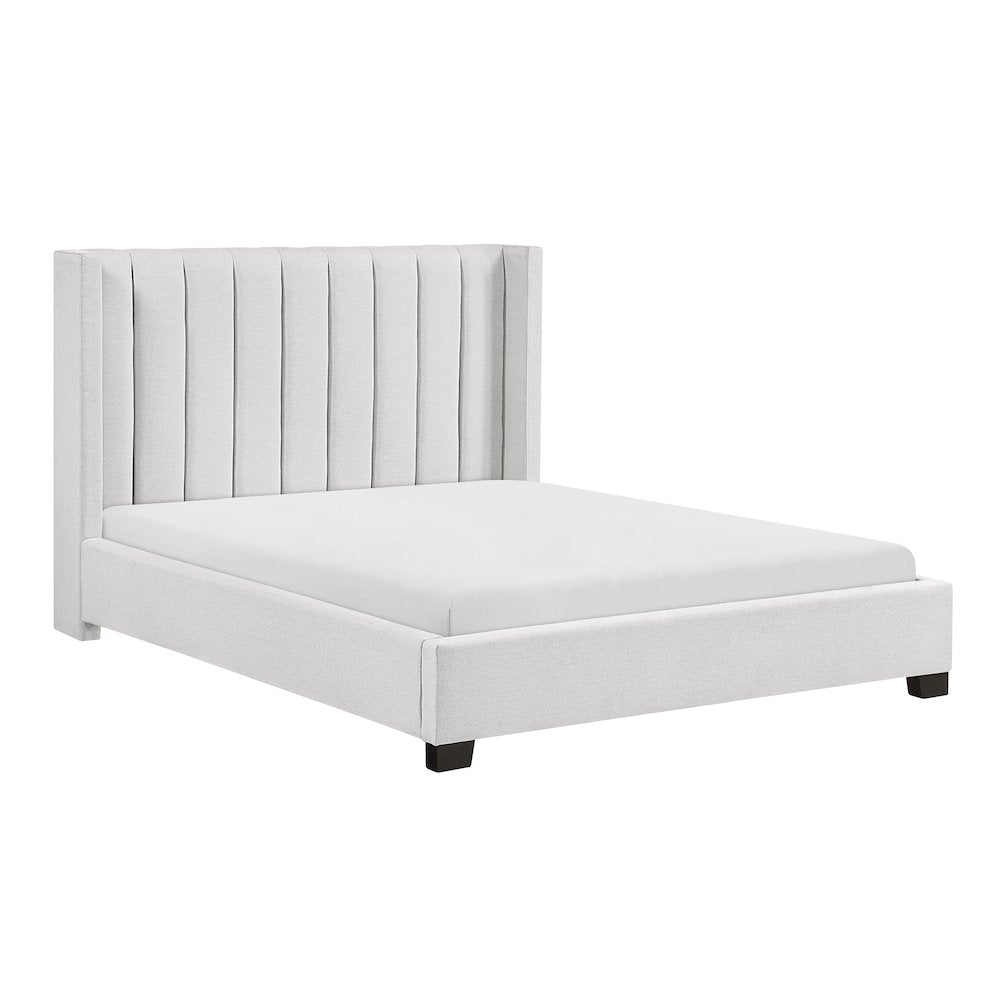 Emerson Textured Full Bed in a Box in Beige