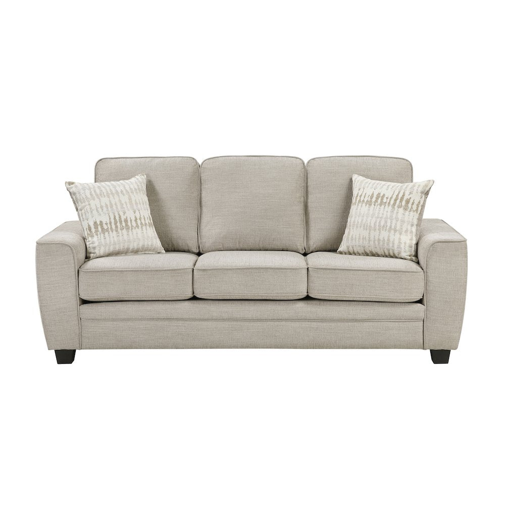 Zander Chenille Sofa in Taupe
