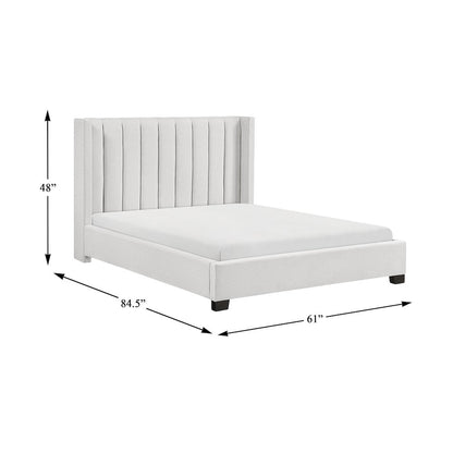 Emerson Textured Full Bed in a Box in Beige