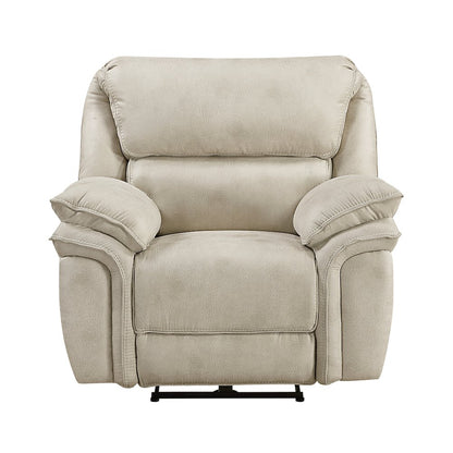 Proctor Microfiber Power Reclining Chair in Sand