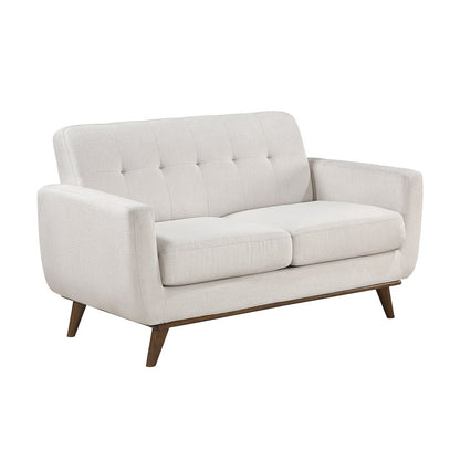 Martina Textured Love Seat in Beige