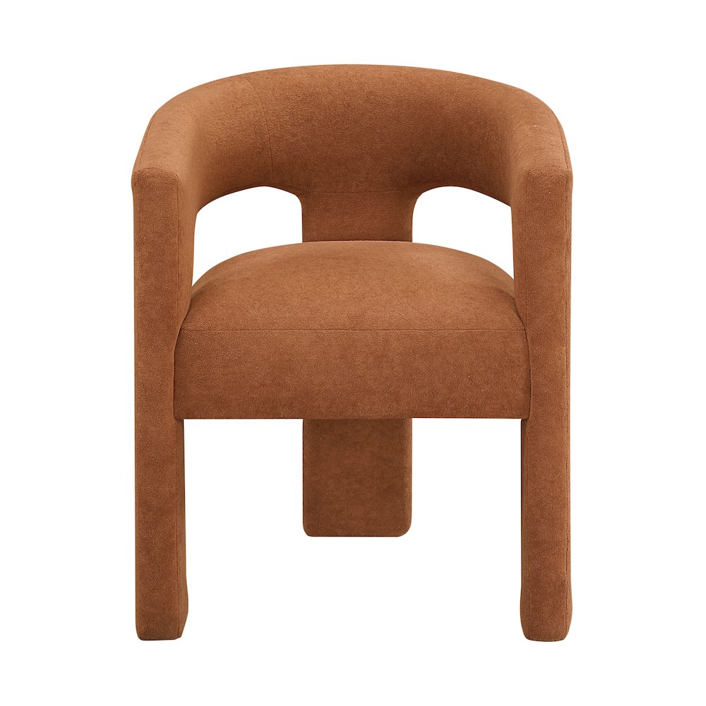 Marais Boucle Dining Chairs, Set of 2 in Orange