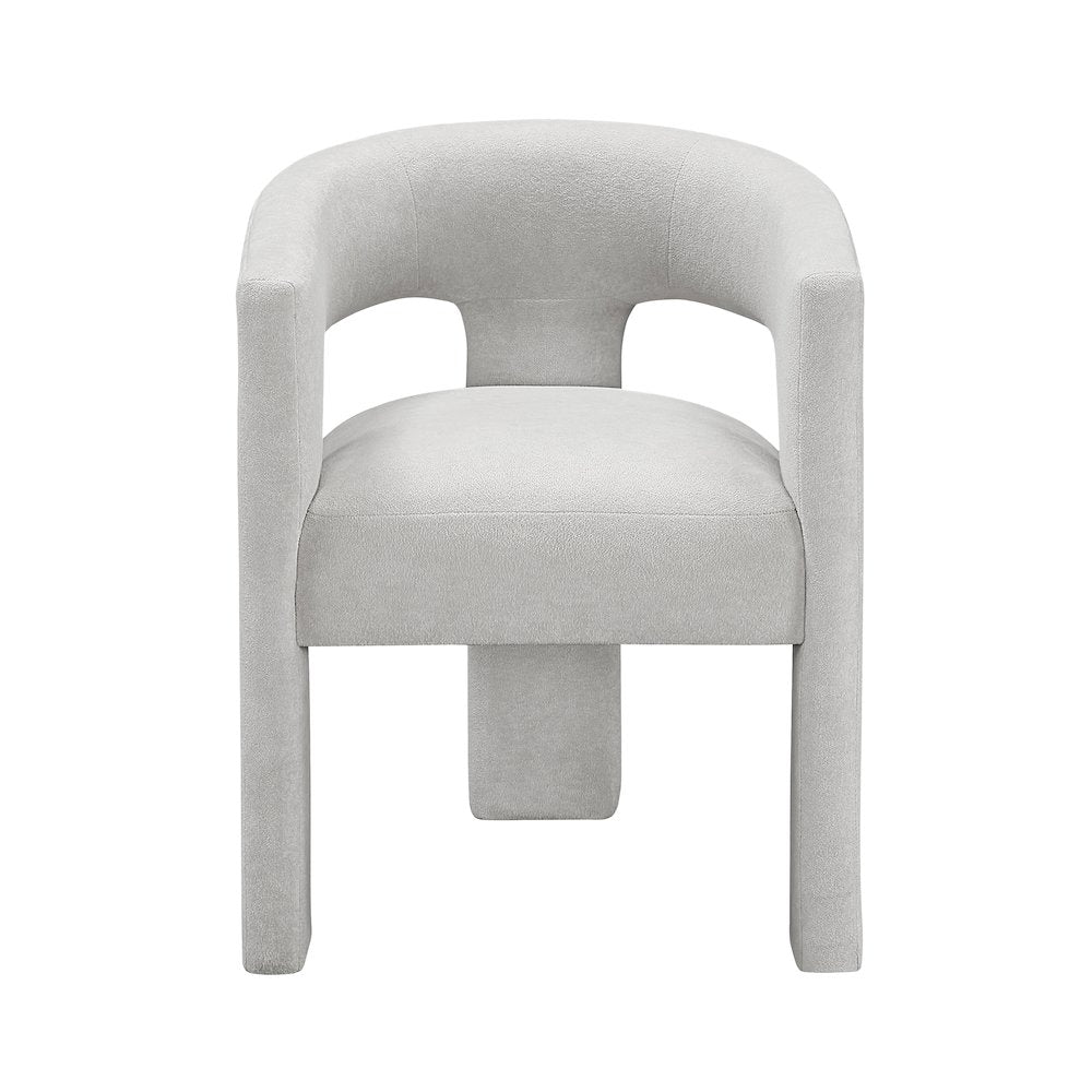 Marais Boucle Dining Chairs, Set of 2 in Light Gray