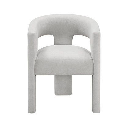 Marais Boucle Dining Chairs, Set of 2 in Light Gray