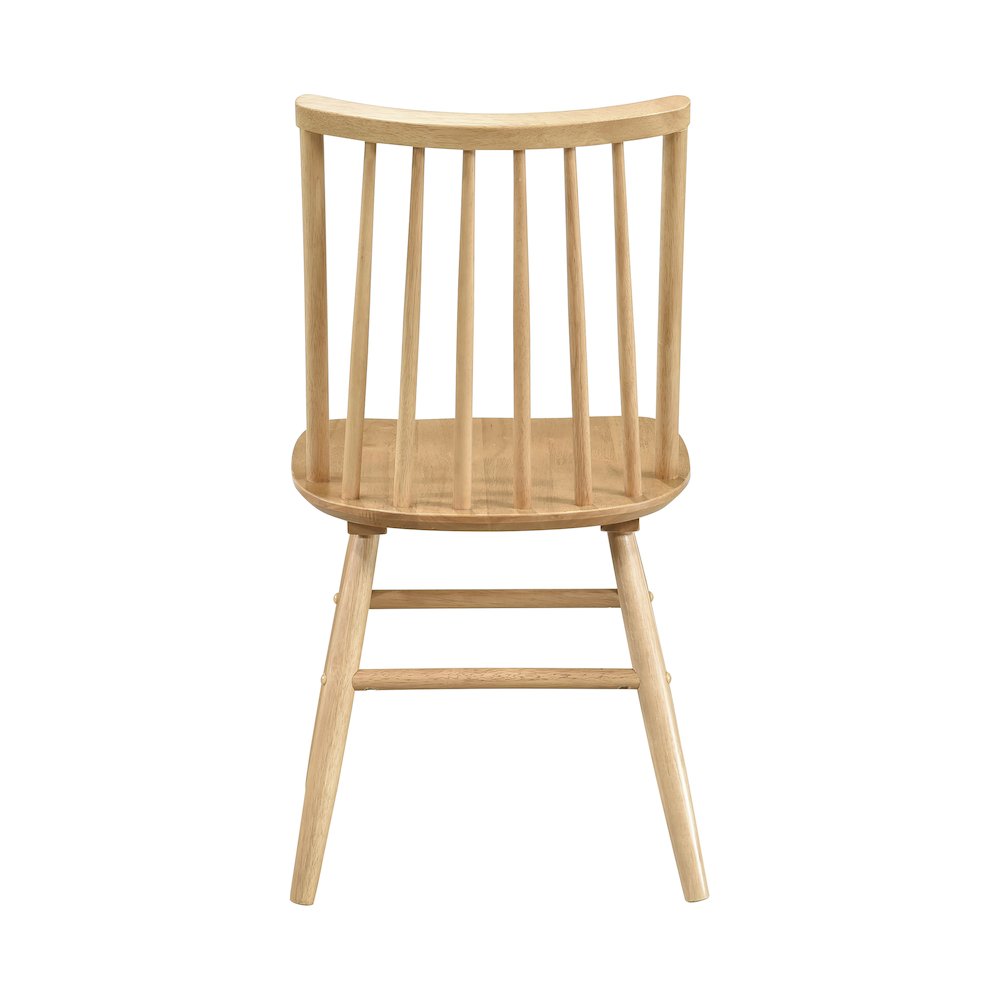 Pratter Wood Dining Room Side Chair, set of 2 in Natural Oak Finish