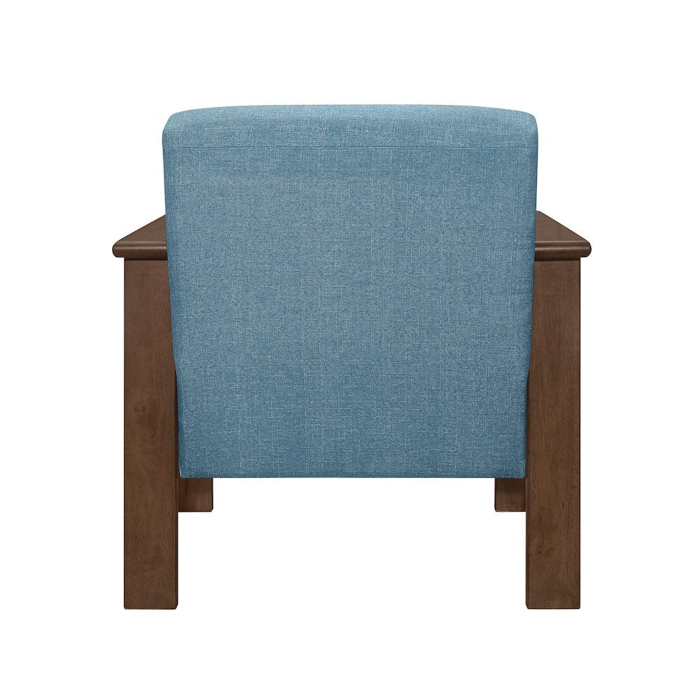 Helena Textured Accent Chair in Blue