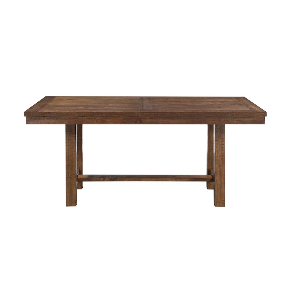 Bonner Wood Veneer Dining Room Table in Brown