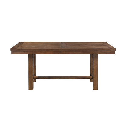 Bonner Wood Veneer Dining Room Table in Brown
