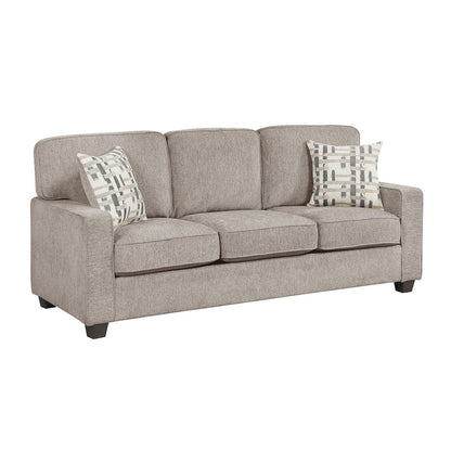 Frances Chenille Sofa in Taupe