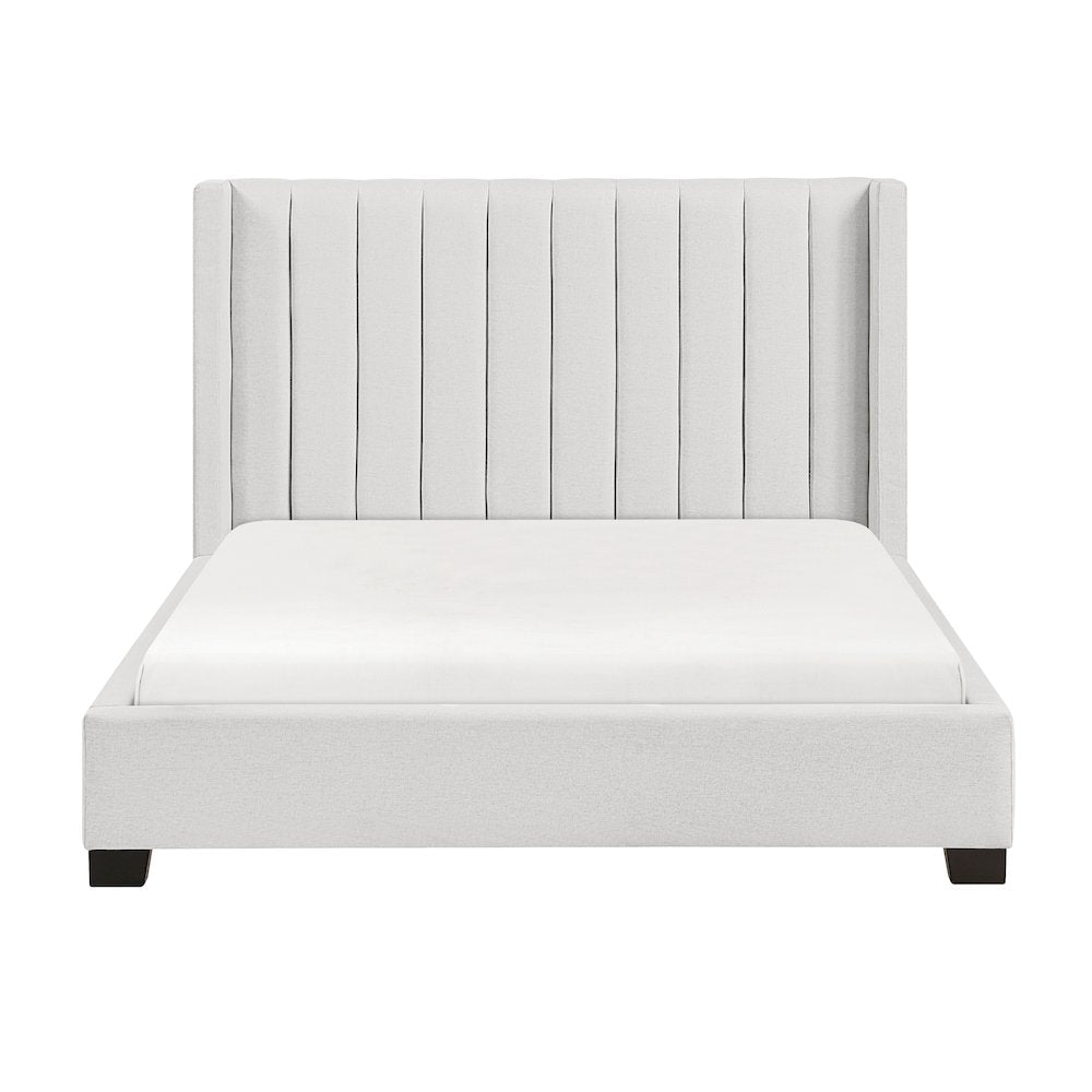 Emerson Textured Queen Bed in a Box in Beige