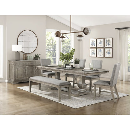 Southlake Textured Dining Room Side Chair, set of 2 in Light gray