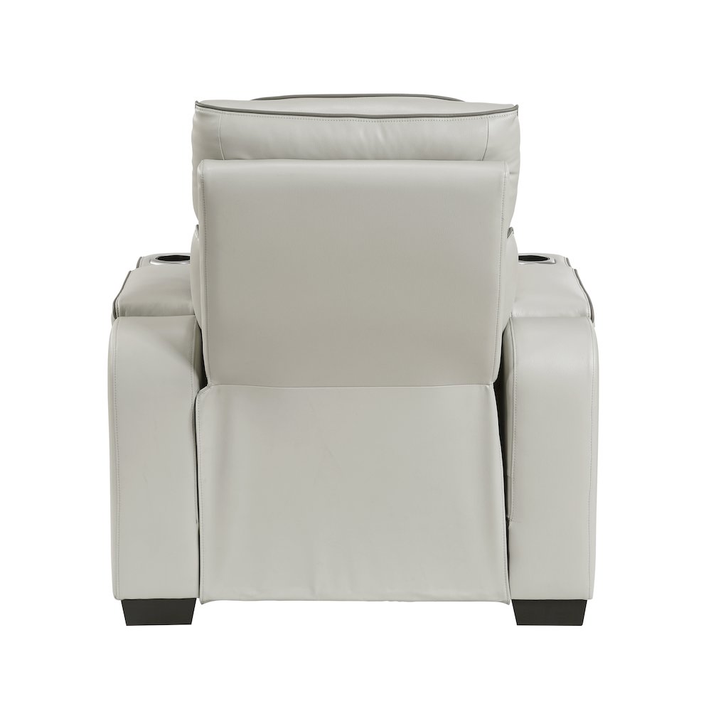 Fairway Faux Leather 3pc Set: Sofa, Loveseat, Chair in Taupe
